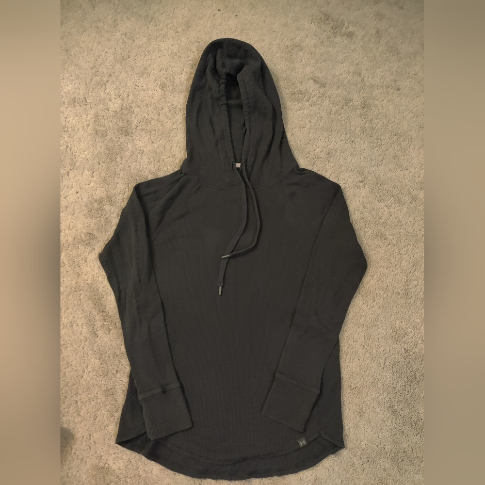 Under Armour Black Ribbed Hoodie
